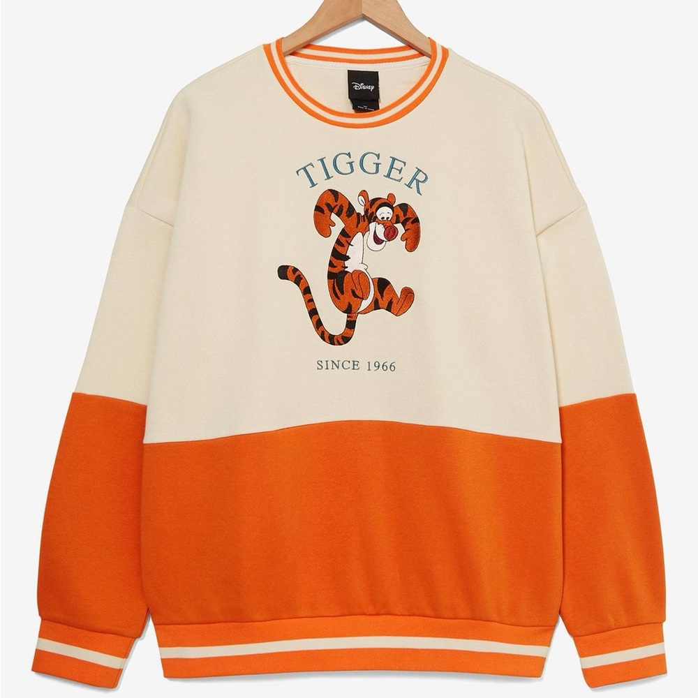 Disney Winnie the Pooh Tigger Panel Crewneck BoxLunch Exclusive Sz M